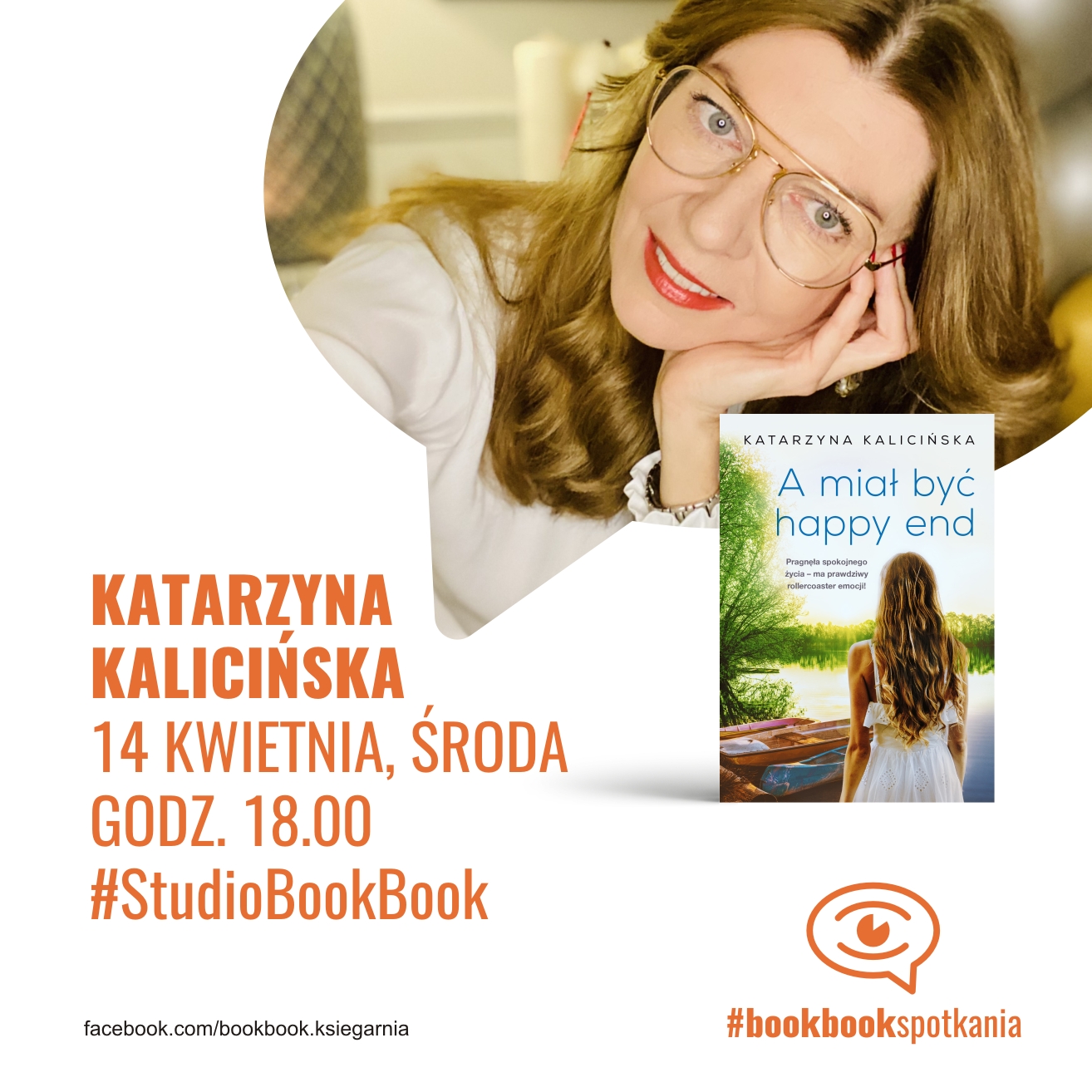 Katarzyna Kalicińska w  StudioBookBook - 14.kwietnia - środa - godz. 18.00 